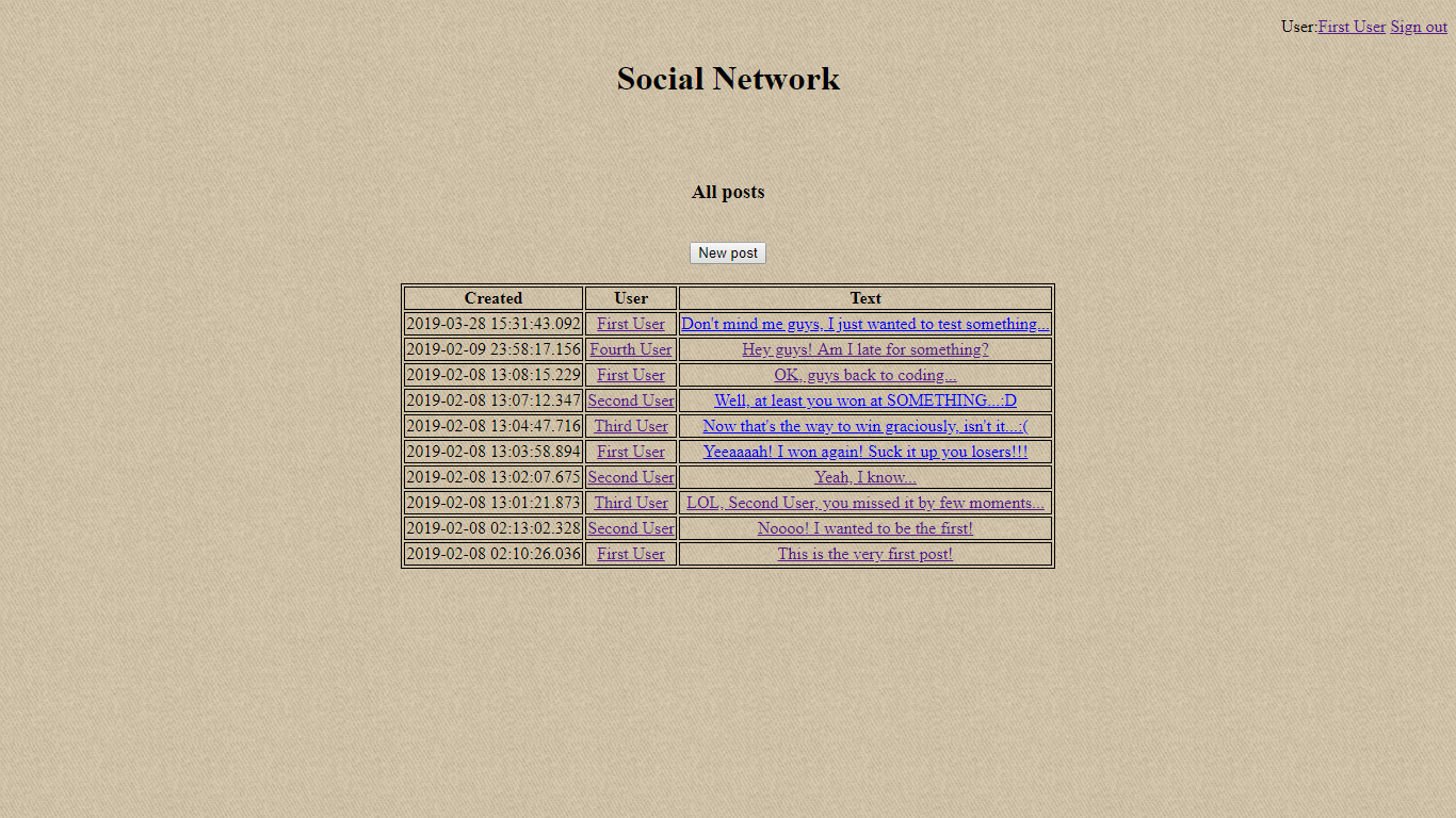 Social Network